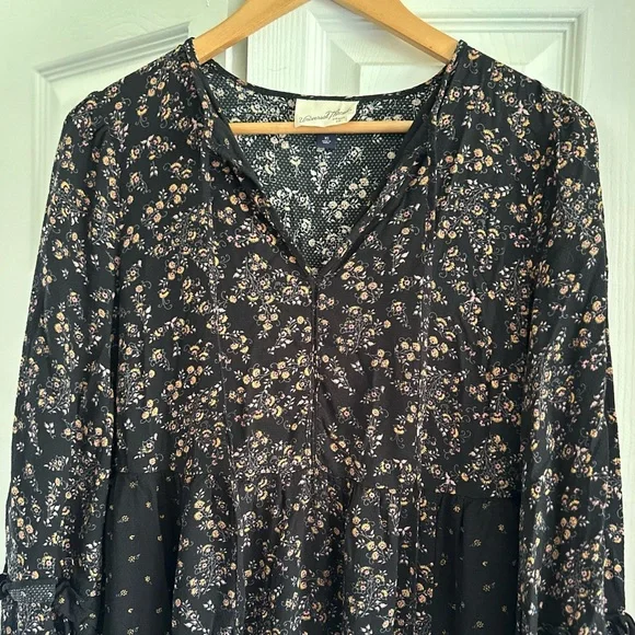 Universal Thread Floral Black Dress - Picture 10 of 13
